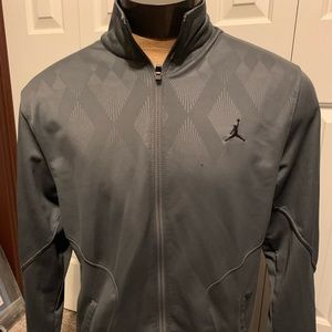 Nike Jumpman Jordan Full ZIP Gray Mens Jacket